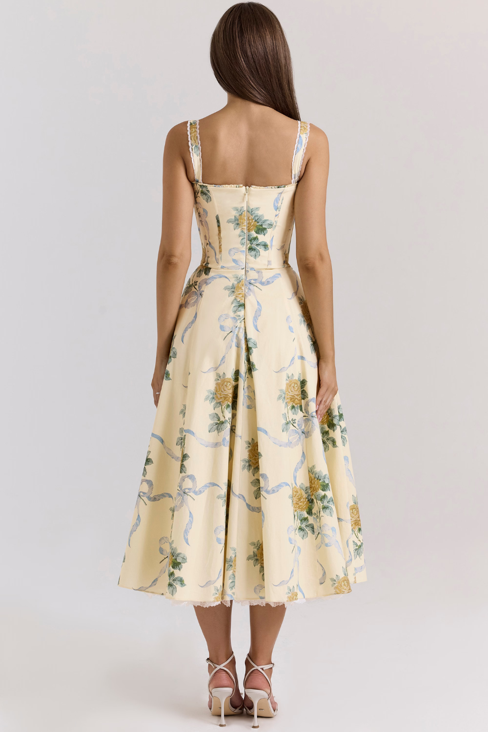Solares Lace Bustier Dress