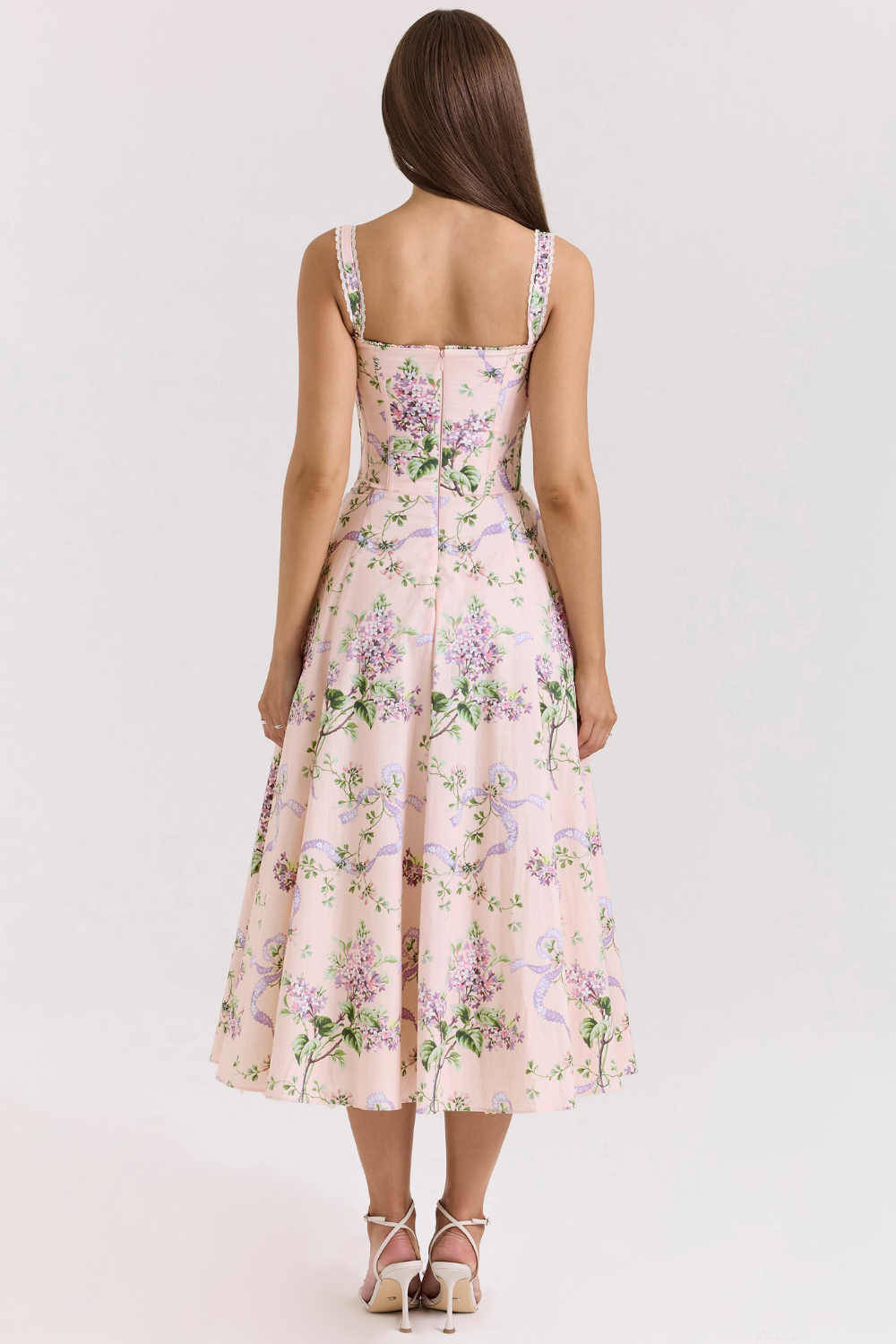 Solares Lace Bustier Dress