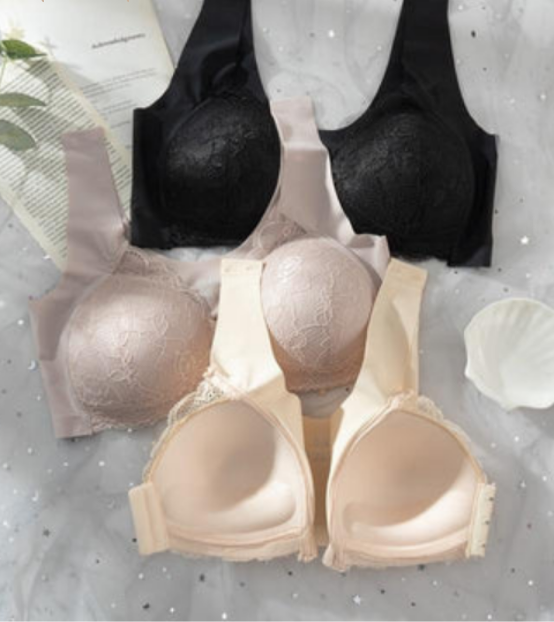 Ultra-Comfort Bra with Maximum Support - 3 pieces