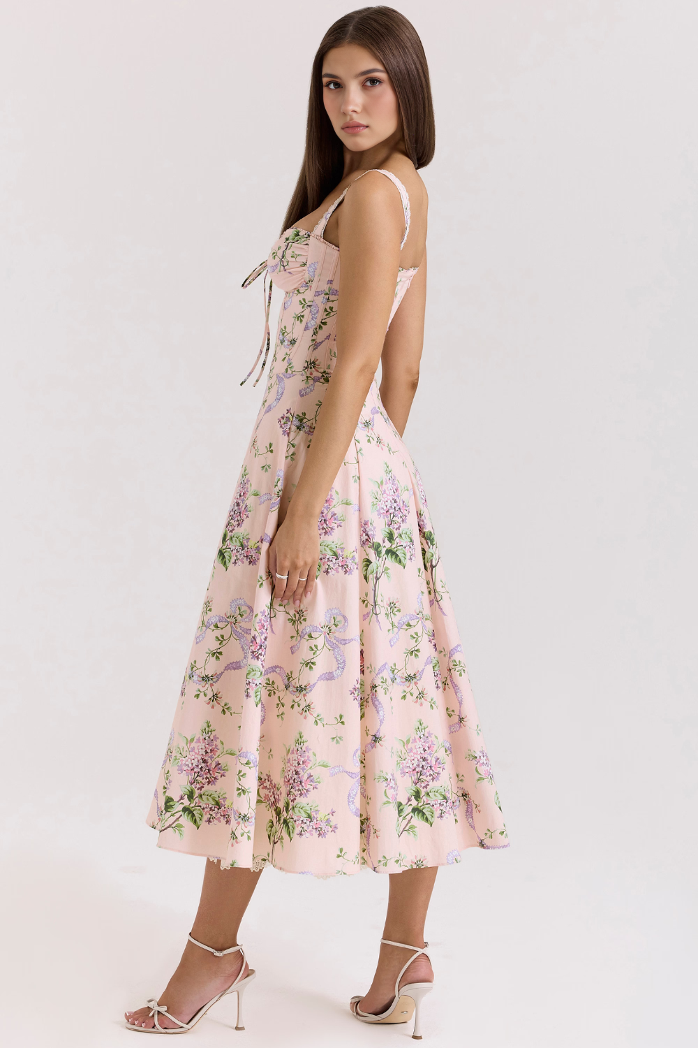 Solares Lace Bustier Dress