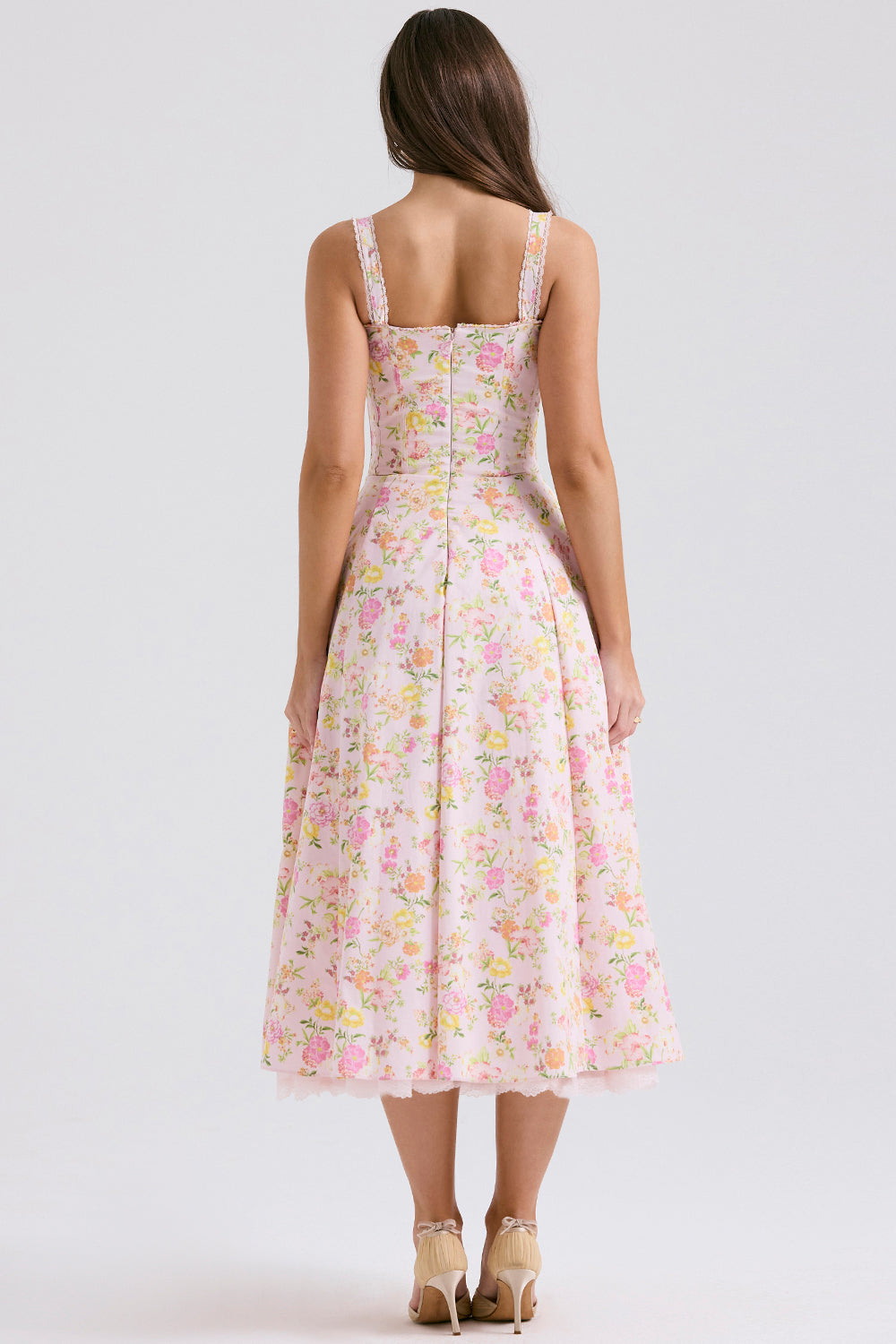 Solares Lace Bustier Dress