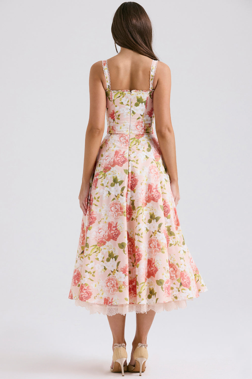 Solares Lace Bustier Dress