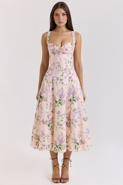 Solares Lace Bustier Dress