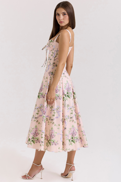 Solares Lace Bustier Dress