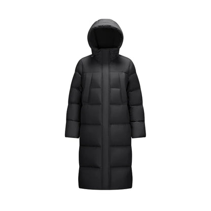 Long Puff Coat with Hood
