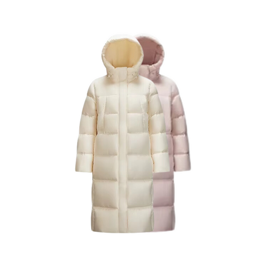 Long Puff Coat with Hood